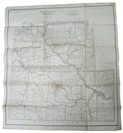 New York Steuben County Farm Journal Map 1917 Antique Collectible Ephemera