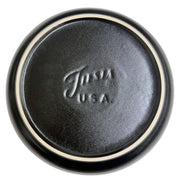 Fiesta - Foundry Black Coupe Dinner Bowl Homer Laughlin HLC Ceramic Dish