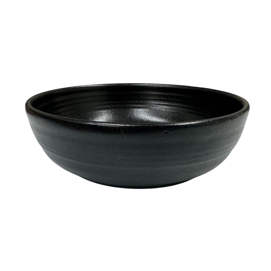 Fiesta - Foundry Black Coupe Salad Bowl Homer Laughlin HLC Ceramic Dish