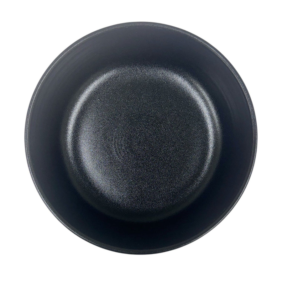 Fiesta - Foundry Black Coupe Salad Bowl Homer Laughlin HLC Ceramic Dish