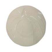 Fiesta - Linen Off-White Pumpkin Shaped Plate Homer Laughlin HLC Seasonal Ceramic Dish
