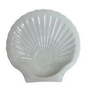 Fiesta - Linen Off-White Shell Shaped Plate Homer Laughlin HLC Ceramic Seashell Dish
