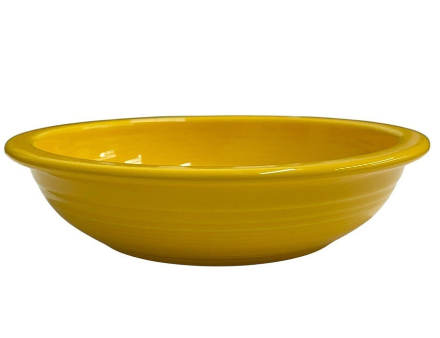 Fiesta - Daffodil Yellow 34oz Classic Rim Pasta Bowl Homer Laughlin HLC Ceramic Tableware