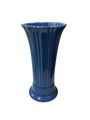 Fiesta - Lapis Blue Medium Flower Vase Homer Laughlin HLC Ceramic Collectible Decor