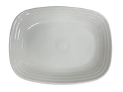 Fiesta - Linen Off-White Rectangular Platter Homer Laughlin HLC Ceramic Serving Dish