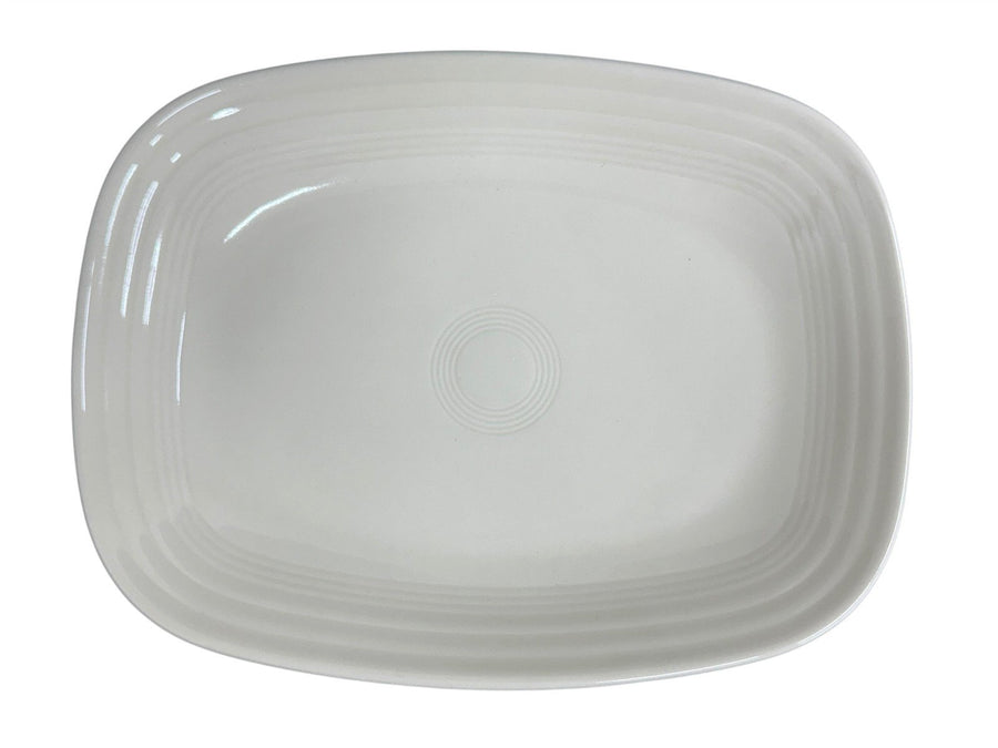 Fiesta - Linen Off-White Rectangular Platter Homer Laughlin HLC Ceramic Serving Dish
