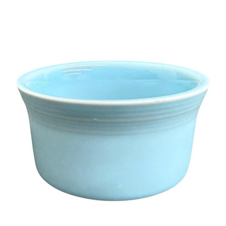Fiesta - Sky Blue Ramekin Bowl Homer Laughlin HLC Ceramic 8oz Bowl