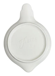 Fiesta - Linen Off-White Ornament Shaped Plate Homer Laughlin HLC Ceramic