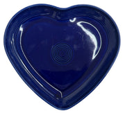 Fiesta - Twilight Blue Large Heart Shaped Plate Homer Laughlin HLC Ceramic Dish