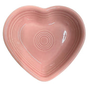 Fiesta - Peony Pink Small Heart Shaped Bowl Homer Laughlin HLC Ceramic Dish