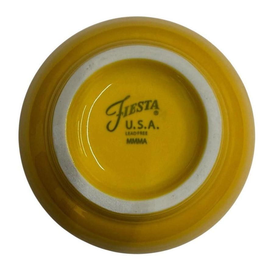 Fiesta - Daffodil Yellow 14oz Small Footed Bowl Homer Laughlin HLC Ceramic