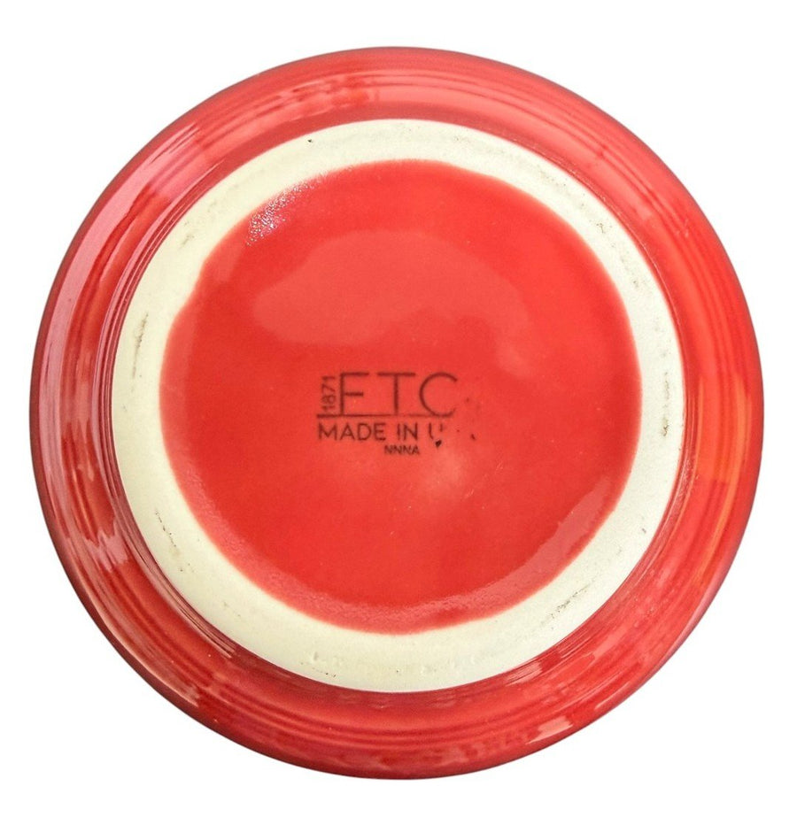Fiesta - Scarlet Red 18oz Chili Jumbo Bowl Homer Laughlin HLC Ceramic Tableware