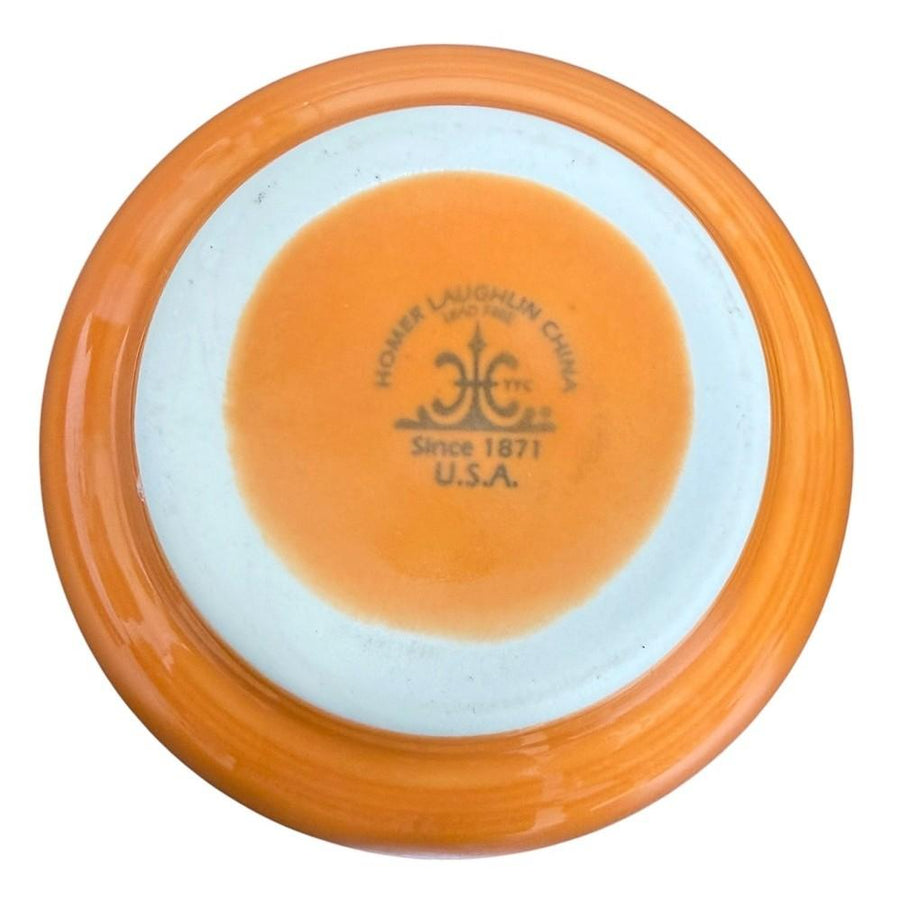 Fiesta - Tangerine Orange 18oz Chili Jumbo Bowl Homer Laughlin HLC Ceramic Tableware
