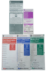 Timetables Long Island Railroad 2006 Set Of 9 Collectible Ephemera