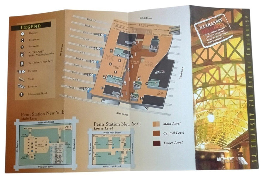 NJ Transit Pamphlets Set Of 3 2000s Retro Collectible Nostalgic New Jersey
