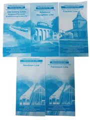 MBTA Commuter Rail Schedules 2005 Set Of 5 Collectible Railroad Mitt Romney