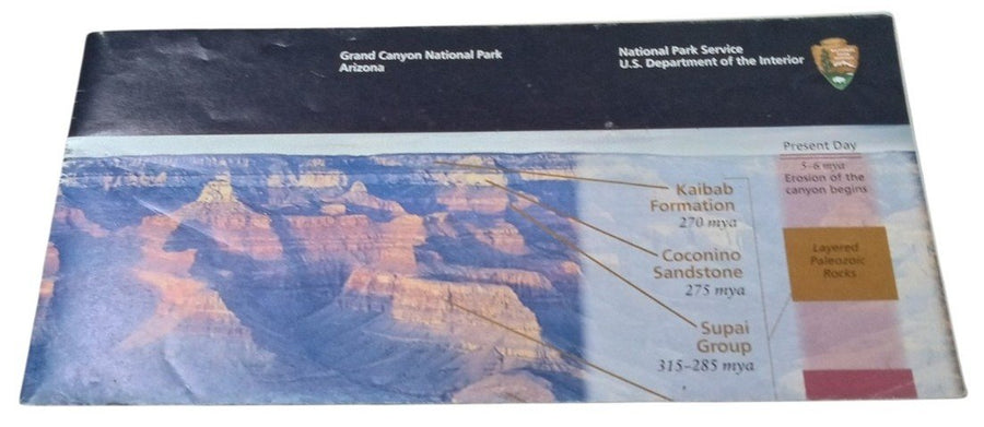 National Park Service Grand Canyon Brochure/Map Collectible Travel Souvenir