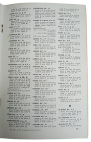 Rand McNally Chicago Street Guide & Transportation Directory 1954 Book/Map