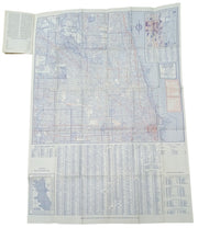 Rand McNally Chicago Street Guide & Transportation Directory 1954 Book/Map