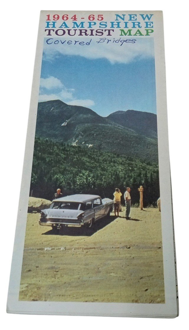 New Hampshire Covered Bridges Brochures/Tourist Map 1960s Set Of 3 Vintage