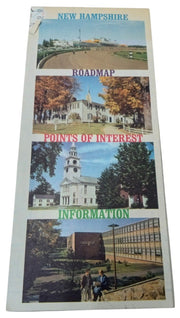 New Hampshire Covered Bridges Brochures/Tourist Map 1960s Set Of 3 Vintage