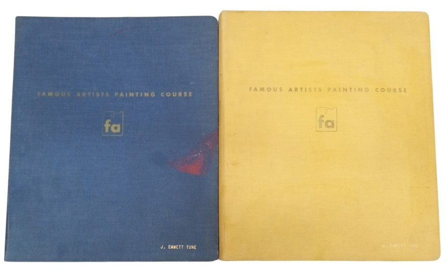 Books Famous Artists Painting Courses Lessons 2 & 6 Norman Rockwell 1953