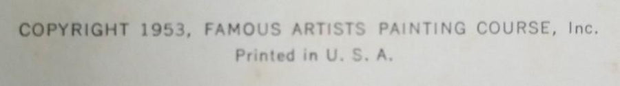 Books Famous Artists Painting Courses Lessons 2 & 6 Norman Rockwell 1953