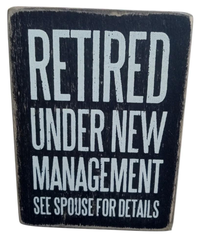 Primitives By Kathy Wooden Square Box Signs 3"x4" & 6"x6" Decorative Funny