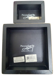Primitives By Kathy Wooden Square Box Signs 3"x4" & 6"x6" Decorative Funny