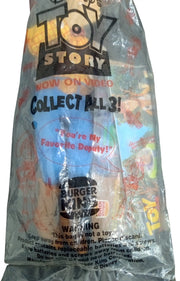 Disney Pixar Toy Story Woody Burger King Toy Sealed 1995 Retro Collectible