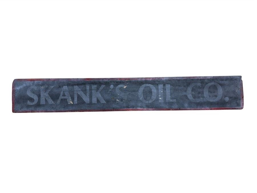 Skank's Oil Co. Large 5ft Vintage Wooden Wall Sign Garage Auto