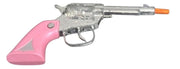 Leslie Henry Pink Handle Cap Gun W/Caps 1960s Vintage Collectible Nostalgic