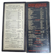 Hagstrom's Maps Hudson & Essex New Jersey Likely 1950s Vintage Antique Travel