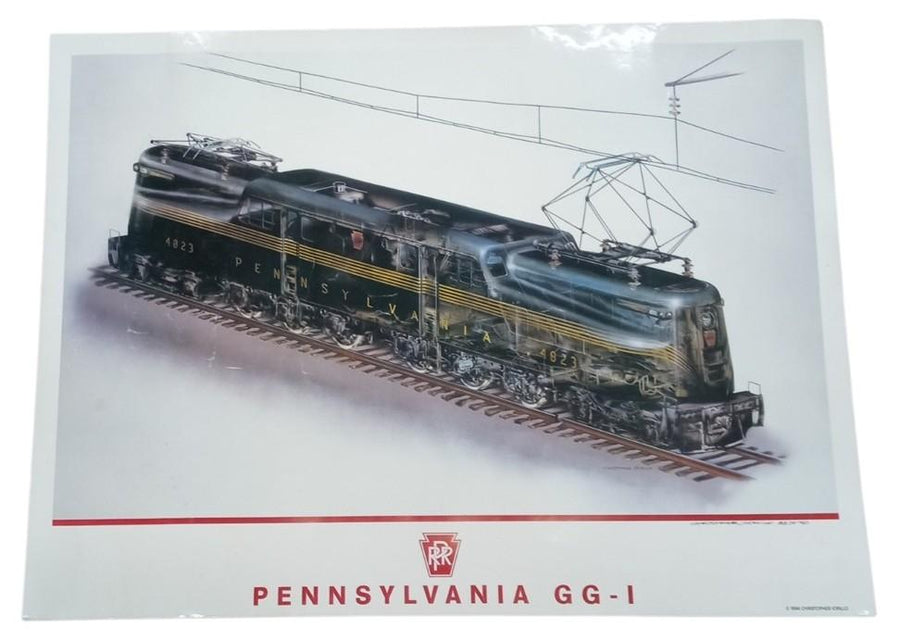 Pennsylvania GG-1 Christopher Iorillo Limited Edition Lithograph 25"x33.5" 1996