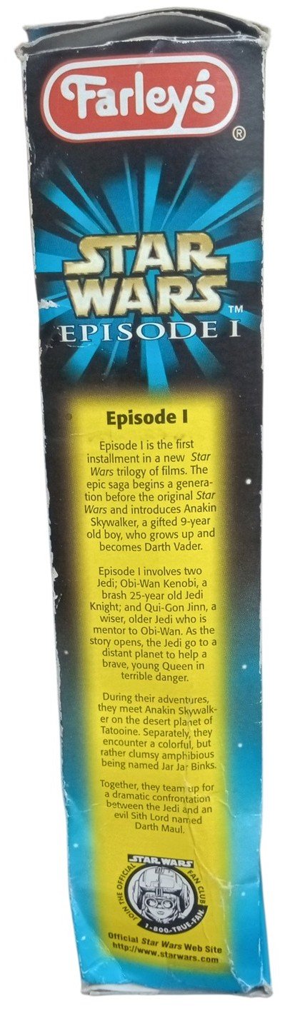 Farley's Star Wars Episode I Fruit Snacks 1999 Never Opened Retro Collectible