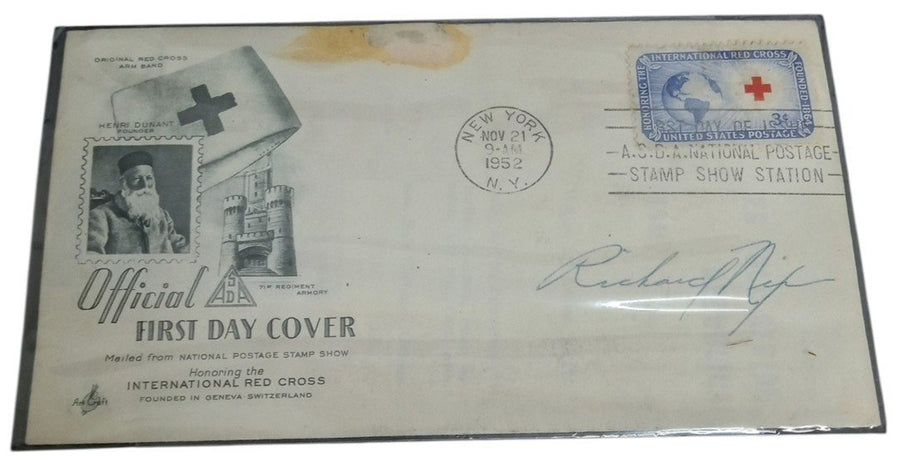 ASDA Red Cross Letter Signed By Richard Nixon 1952 Antique Historical Autograph
