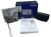 Olympus FE-360 Digital Camera W/Box Retro 2000s Collectible Photography
