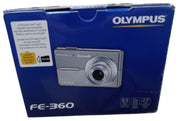 Olympus FE-360 Digital Camera W/Box Retro 2000s Collectible Photography