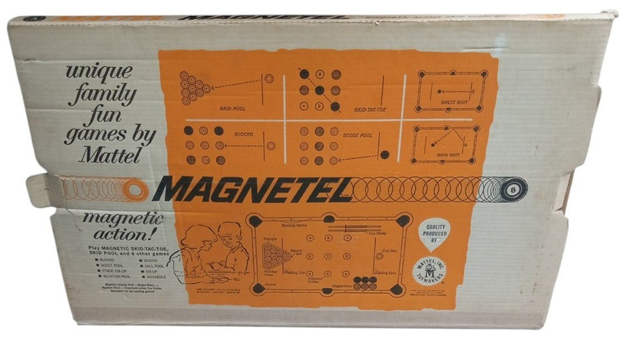 Mattel Magnetel Magnetic Table Game Set 1961 Vintage Collectible Nostalgic
