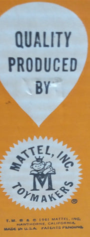 Mattel Magnetel Magnetic Table Game Set 1961 Vintage Collectible Nostalgic