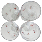 Artland Candy Cane Highball Glasses Festive Christmas Collectible Glassware