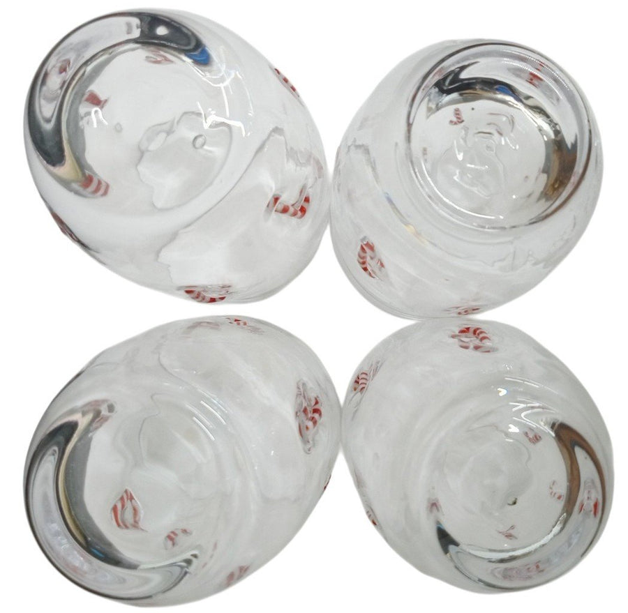 Artland Candy Cane Highball Glasses Festive Christmas Collectible Glassware