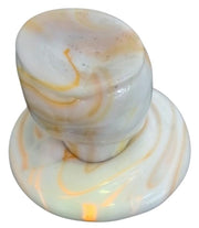 Magnesium Vaseline Mushroom Paperweight Glows Under Black Light Vintage