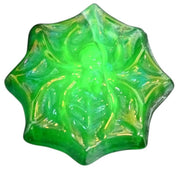 Magnesium Vaseline Spider Paperweight Glows Under Black Light Vintage
