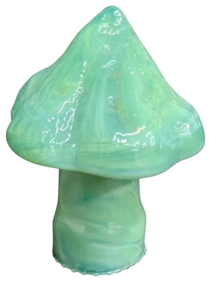 Magnesium Vaseline Mushroom Glow Under Black Light Vintage Collectible