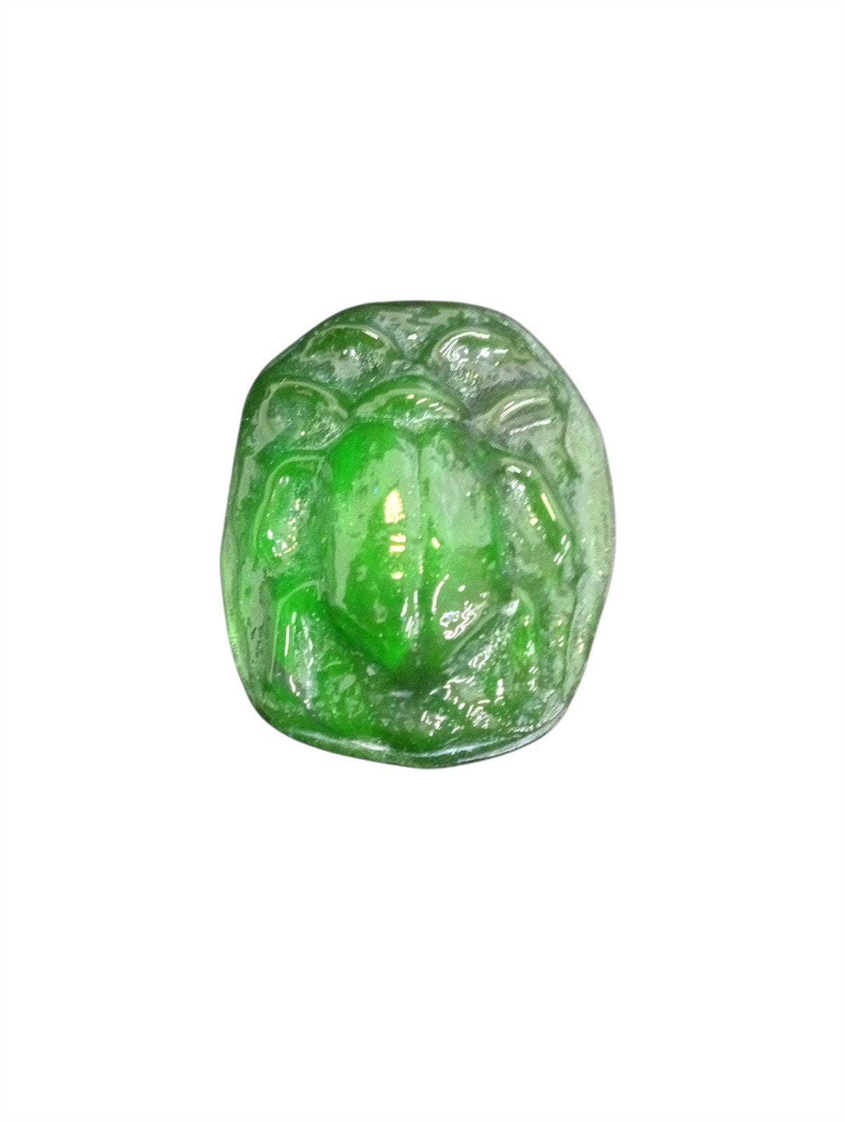 Magnesium Vaseline Scarab Paperweight Glows Under Black Light Vintage Collectible