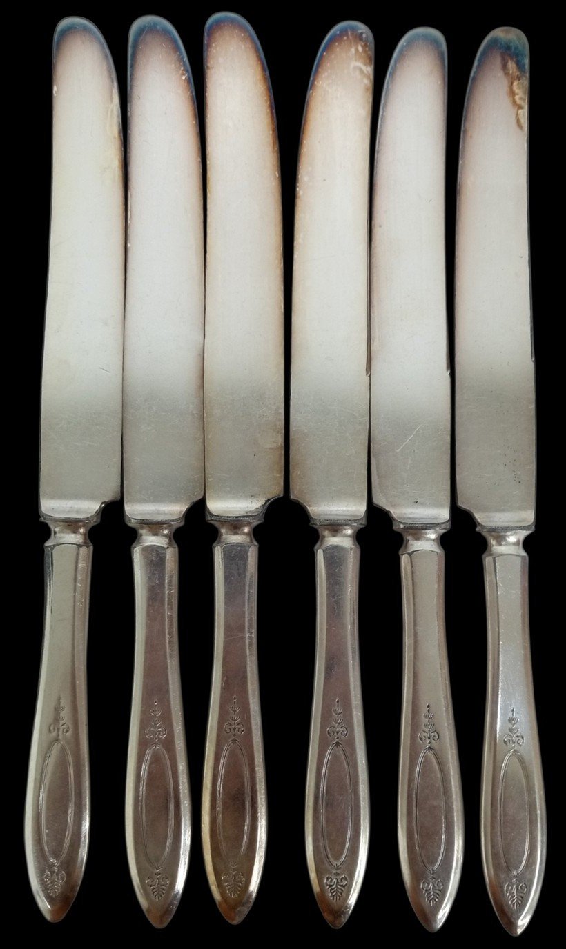 Oneida Community Plate Adam Pattern Forks & Knives Set Of 12 Vintage Collectible