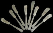 National Silver Co Lady Grace Butter Spreaders Set Of 8 Vintage Silverware