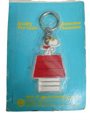 Snoopy Keychain Still Sealed 1965 Vintage Collectible Nostalgic Peanuts