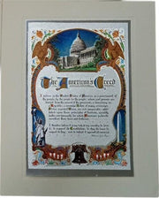 Lattavo Brothers J.R. Rosen American Heritage Etchings W/Envelope Set Of 4